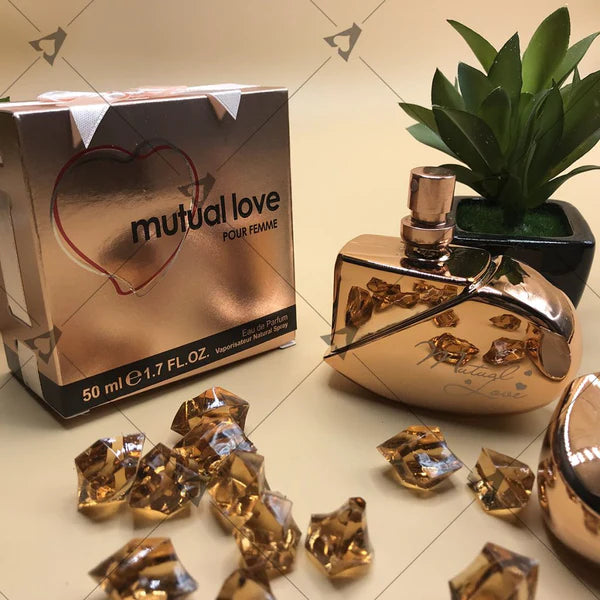 Pack of 3 Mutual Love Perfume – Heart Shape Love Perfume – Original 50ml For Unisex Women Ladies Girls